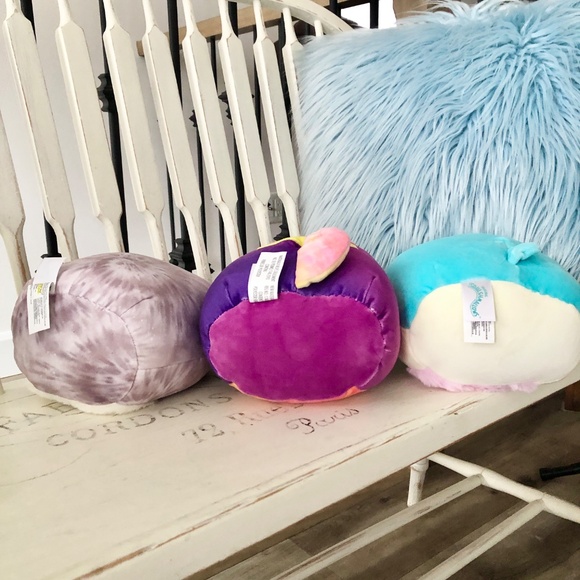 Squishmallows, Set of 3, Chameleon Axolotl, Sloth & Corgi Dog, 9" Stuffed, Plush - Picture 5 of 10